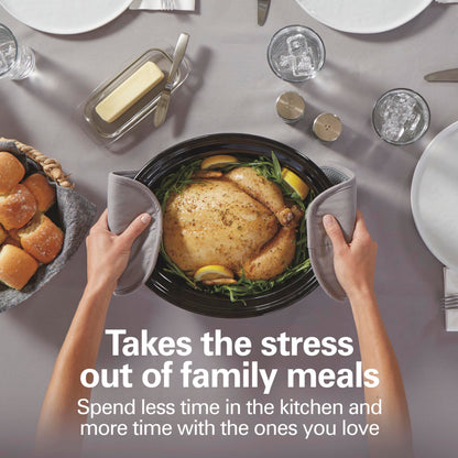 Hamilton Beach Set & Forget Portable Programmable Slow Cooker