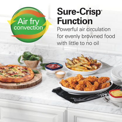 Air Fryer Toaster Oven Combo, 4-Slice Stainless Steel