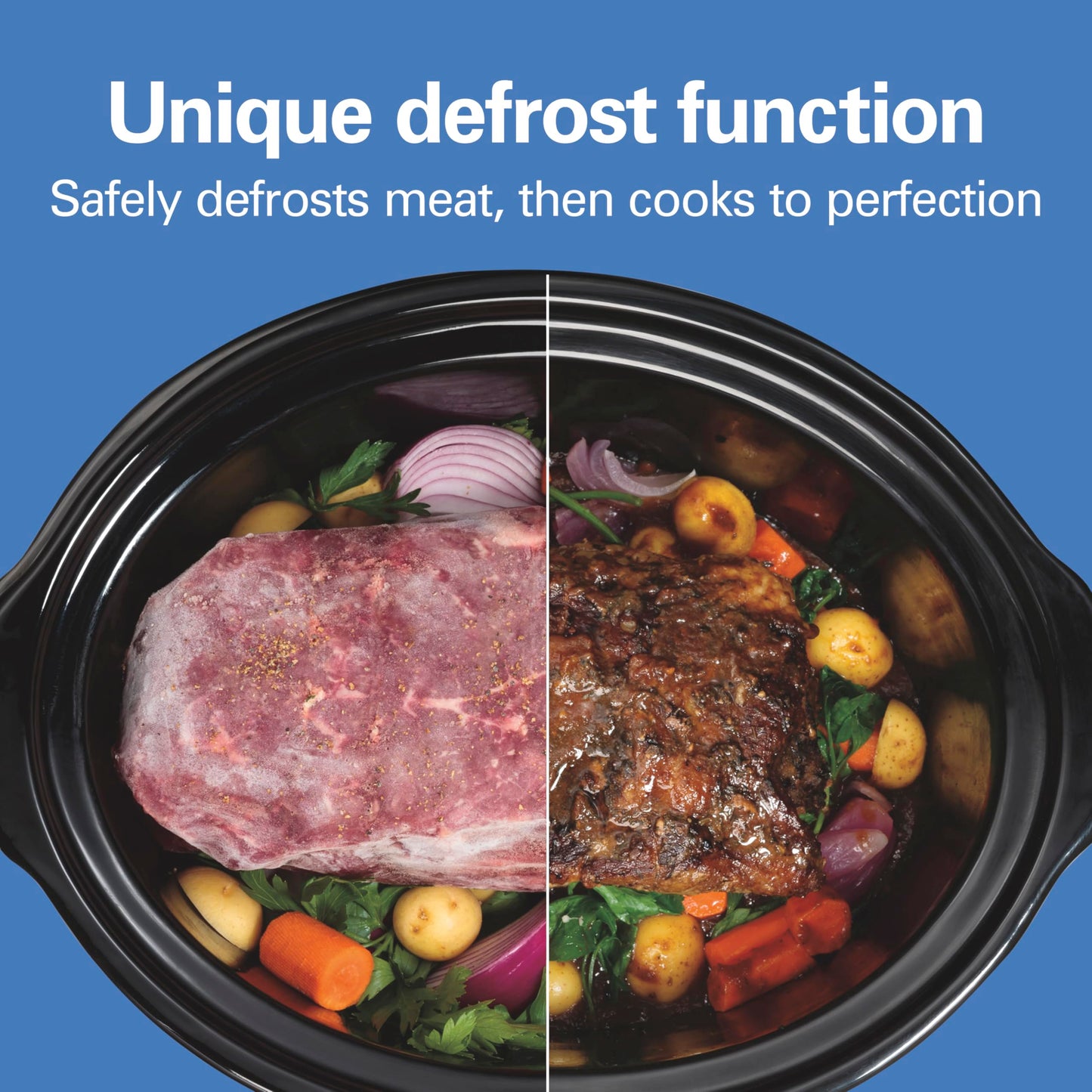Hamilton Beach Portable 6 Quart Set & Forget Programmable Slow Cooker