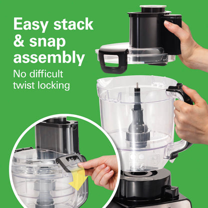 14-Cup Food Processor with Vegetable Chopper & Stainless Steel Blades