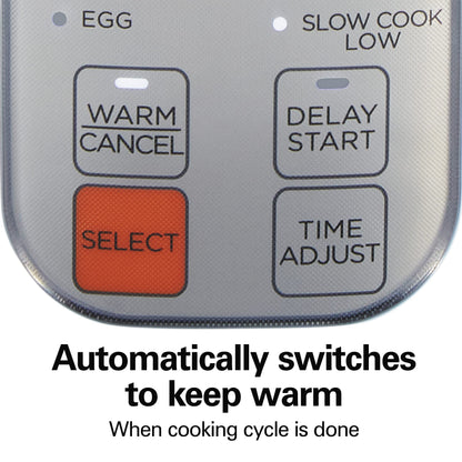 Hamilton Beach Digital Programmable Rice Cooker & Food Steamer