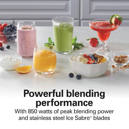 Smart Blender with 5 Functions & 40oz Glass Jar for Smoothies