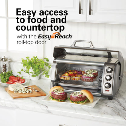Hamilton Beach Air Fryer Toaster Oven Combo, Stainless Steel