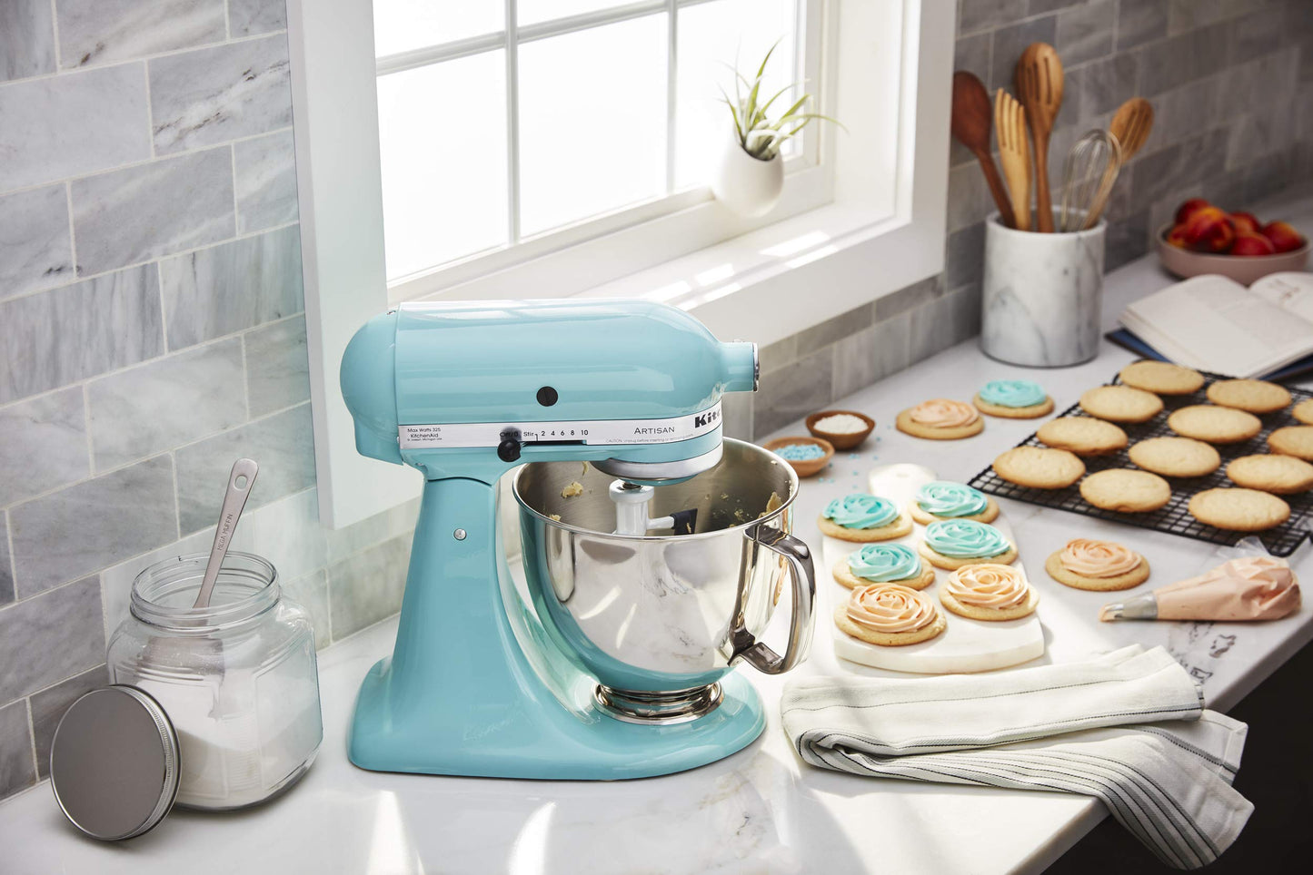 5QT Tilt-Head Stand Mixer with Flex Edge Beater