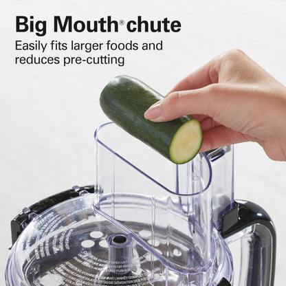 12-Cup Food Processor with Vegetable Chopper & Stainless Steel Blades