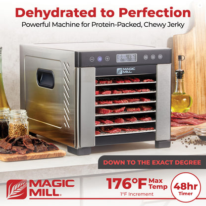 Food Dehydrator with Digital Timer & Adjustable Temperature Control