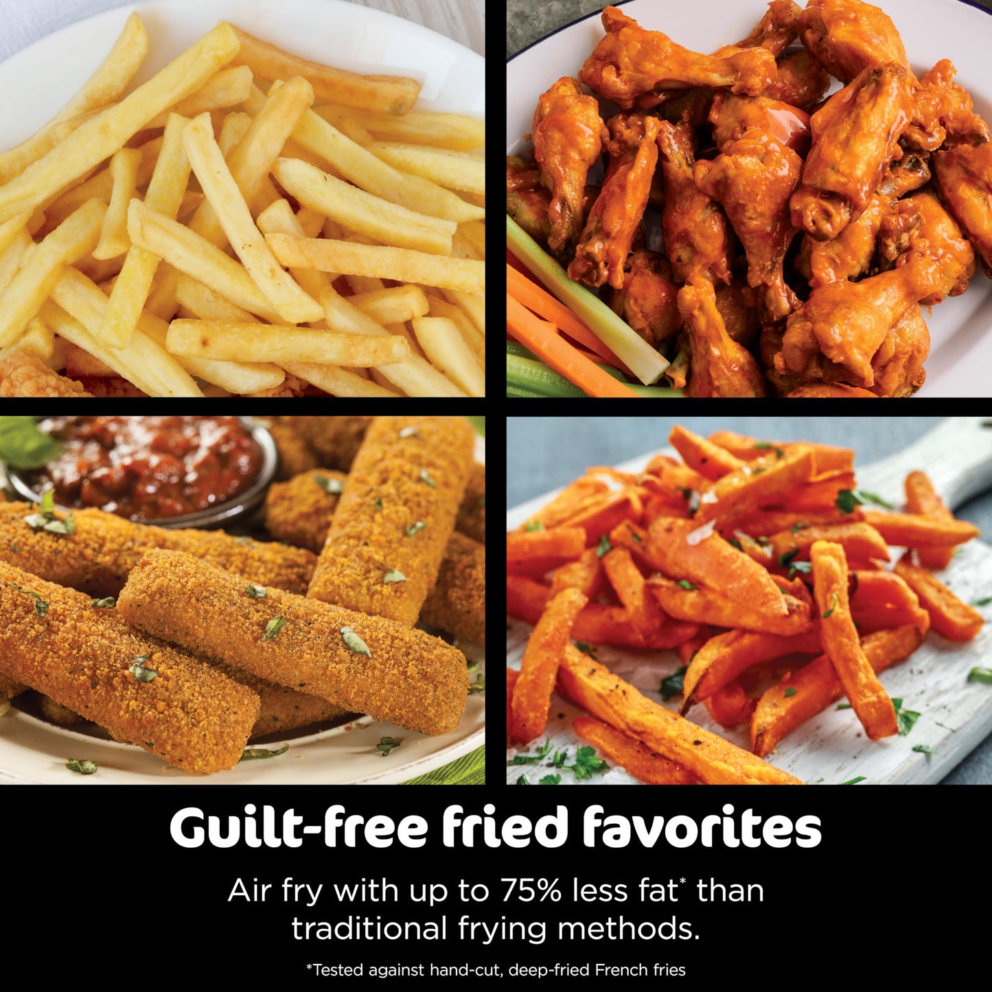Ninja | Air Fryer | Finish Cooking Multiple Foods at the Same Time